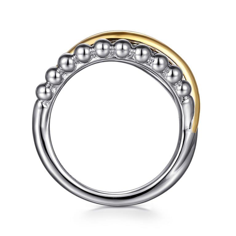 925 Sterling Silver and 14K Yellow Gold Bujukan Ring - Shot 2