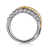 925 Sterling Silver and 14K Yellow Gold Bujukan Ring