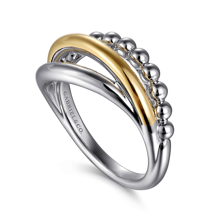 925 Sterling Silver and 14K Yellow Gold Bujukan Ring - Shot 3