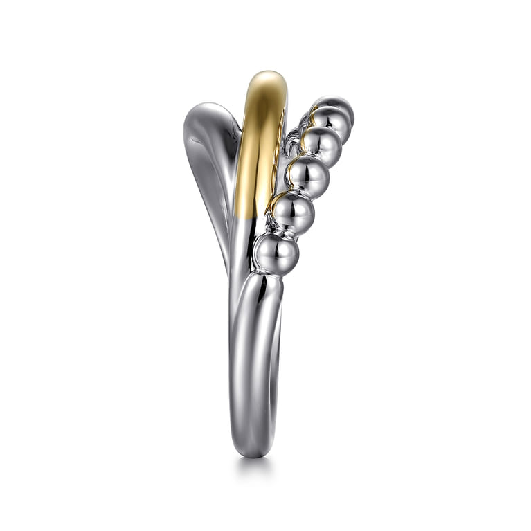 925 Sterling Silver and 14K Yellow Gold Bujukan Ring - Shot 4