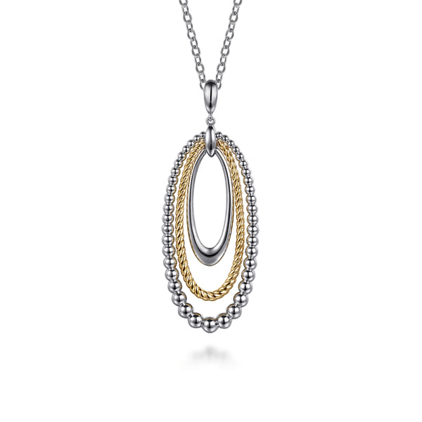 silver and Gold Necklace