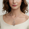 925 Sterling Silver and 14K Yellow Gold Bujukan Rope Circle Pendant Necklace