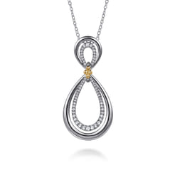 925-Sterling-Silver-and-14K-Yellow-Gold-Bujukan-White-Sapphire-Teardrop-Necklace1