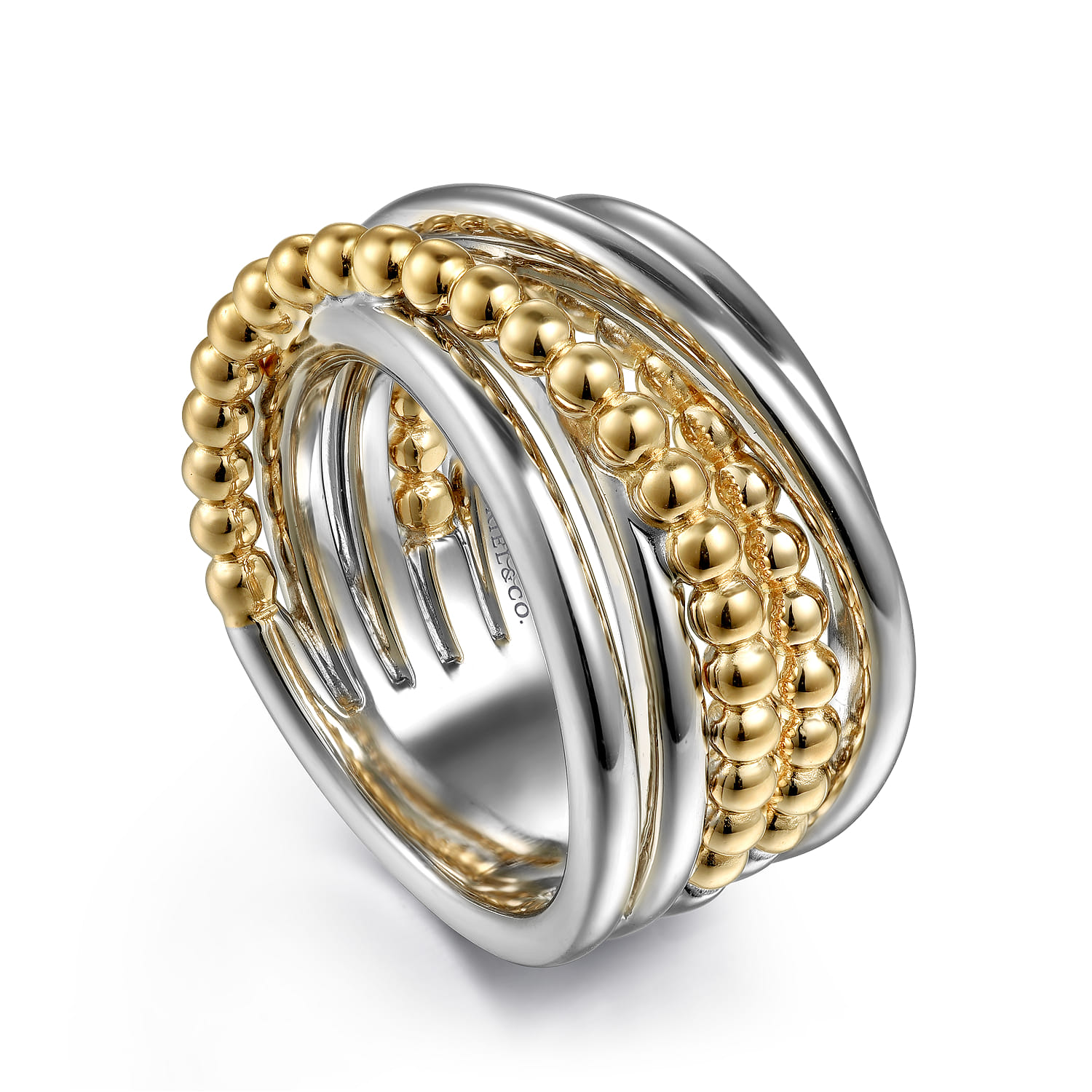 vebet / twin gold and silver ring 9号 vebet / twin gold and silver ring 9号 vebet ⁄ twin gold and silver