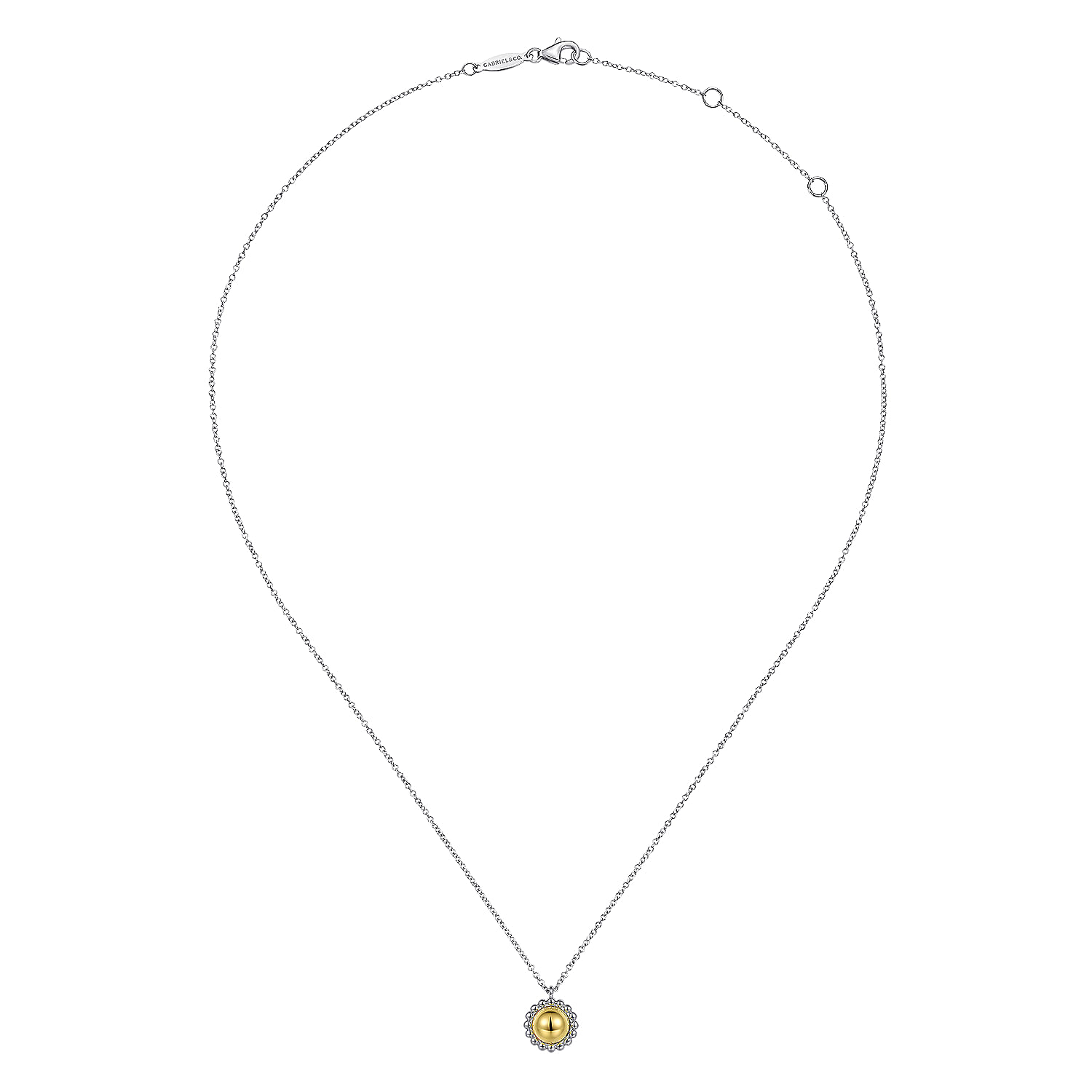 925-Sterling-Silver-and-14K-Yellow-Gold-Fashion-Pendant-Necklace2