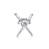 925 Sterling Silver and 14K Yellow Gold Garnet Dagger Mens Pin With Black Enamel