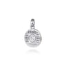 925 Sterling Silver and 14K Yellow Gold Lion Pendant