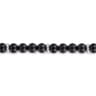 925 Sterling Silver and 6mm Black Onyx Beaded Bracelet