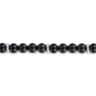 925 Sterling Silver and 6mm Black Onyx Beaded Bracelet