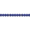 925 Sterling Silver and 6mm Lapis Beaded Bracelet