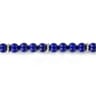 925 Sterling Silver and 6mm Lapis Beaded Bracelet