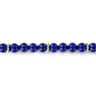 925 Sterling Silver and 6mm Lapis Beaded Bracelet