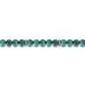 925 Sterling Silver and 6mm Malachite Beaded Bracelet