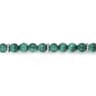 925 Sterling Silver and 6mm Malachite Beaded Bracelet