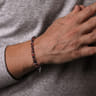 925 Sterling Silver and 6mm Tiger Eye Beads Bracelet