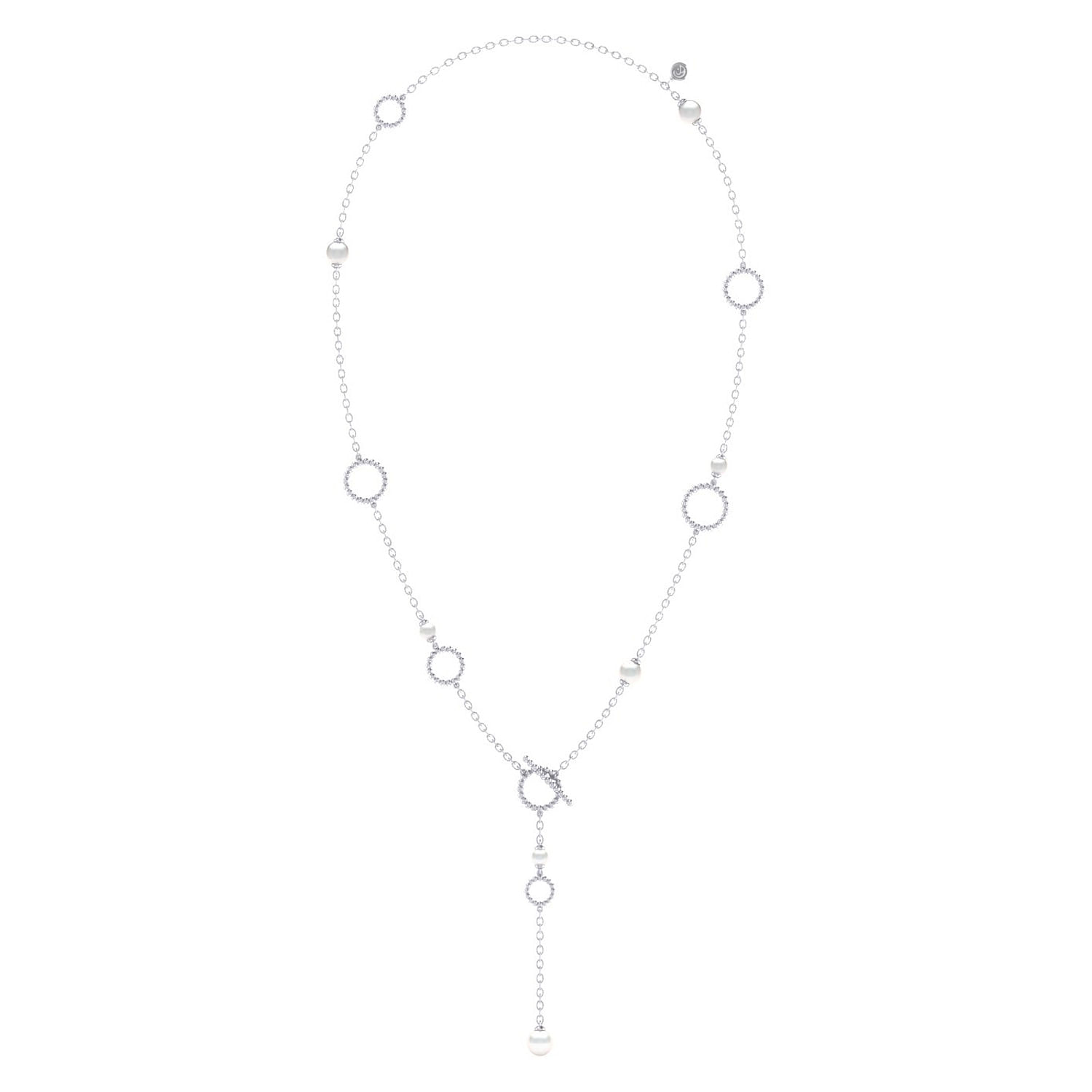 ■ENGBROX■ silver925 rosy pearl necklace EBNL24044SV Posh Pearl Necklace – Engrv Jewelry