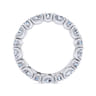 Eternity Band Wedding Ring in 14k White Gold with Marquise Natural Diamond at Gabriel & Co.