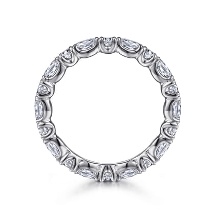 Aalto - 14K White Gold Diamond Eternity Band