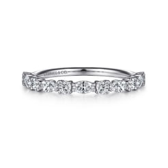 Aalto - Platinum Marquise and Round Diamond Anniversary Band