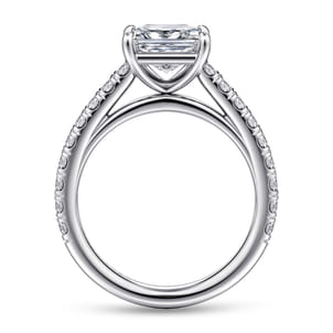 Addilyn - 14K White Gold Princess Cut Diamond Engagement Ring