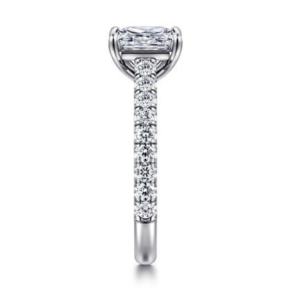 Addilyn - 14K White Gold Princess Cut Diamond Engagement Ring