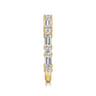 Fancy Wedding Ring in 14k Yellow Gold with Baguette Natural Diamond at Gabriel & Co.
