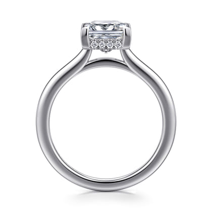 Aldon - 14K White Gold Princess Diamond Engagement Ring
