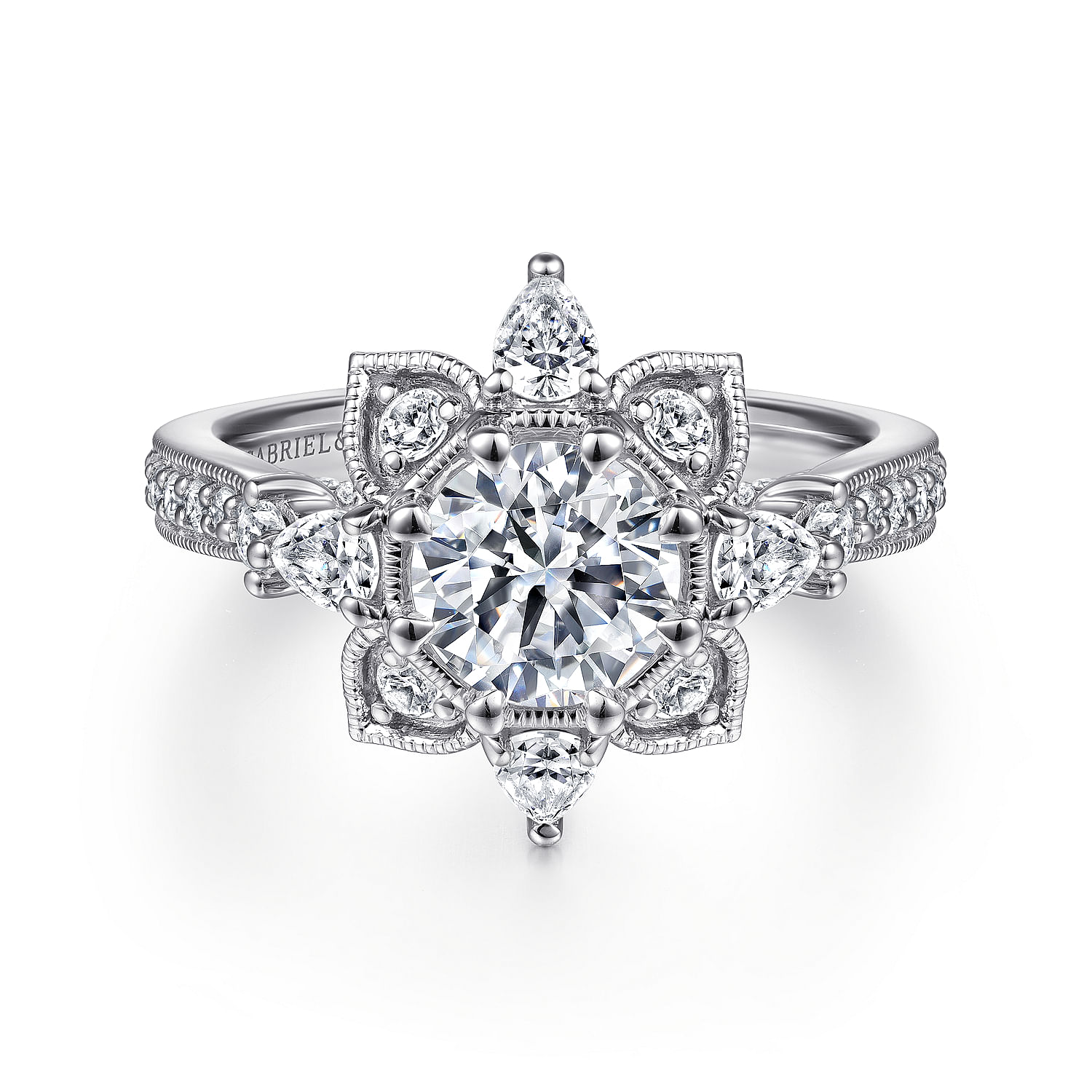 Adornia Fine Renata Diamond Floral online Shield Ring