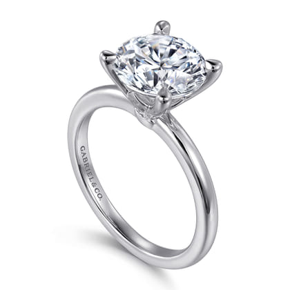 Ali - 14K White Gold Diamond Engagement Ring