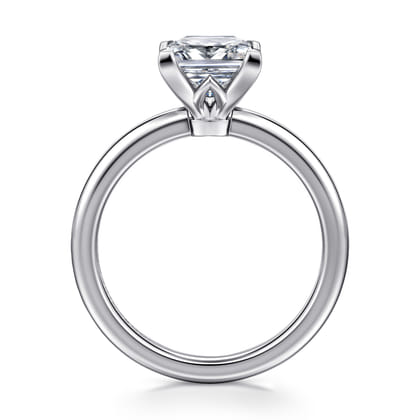 Ali - 14K White Gold Princess Cut Diamond Engagement Ring