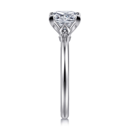 Ali - 14K White Gold Princess Cut Diamond Engagement Ring