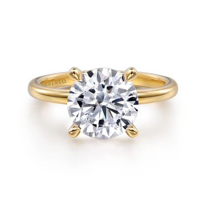 Ali - 14K Yellow Gold Diamond Engagement Ring