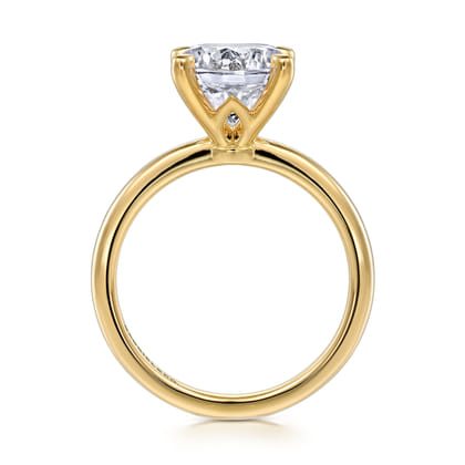 Ali - 14K Yellow Gold Diamond Engagement Ring