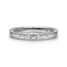 Straight Wedding Ring in 14k White Gold with   at Gabriel & Co.