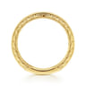 Straight Wedding Ring in 14k Yellow Gold with   at Gabriel & Co.