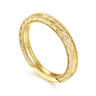 Straight Wedding Ring in 14k Yellow Gold with   at Gabriel & Co.