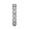 Eternity Band Wedding Ring in 14k White Gold with Round Natural Diamond at Gabriel & Co.