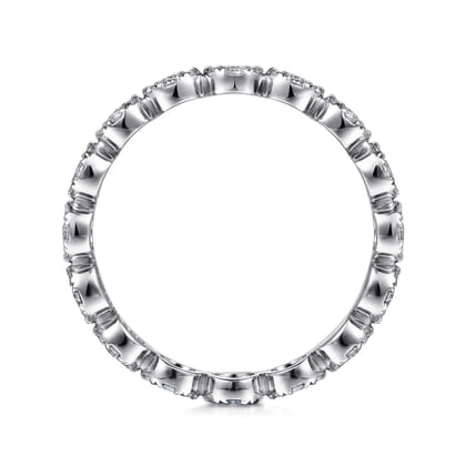 Alysa - 14K White Gold Diamond Eternity Band