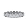 Eternity Band Wedding Ring in 14k White Gold with Round Natural Diamond at Gabriel & Co.