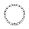 Eternity Band Wedding Ring in 14k White Gold with Round Natural Diamond at Gabriel & Co.