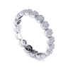Eternity Band Wedding Ring in 14k White Gold with Round Natural Diamond at Gabriel & Co.