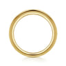 Straight Wedding Ring in 14k Yellow Gold with Marquise Natural Diamond at Gabriel & Co.