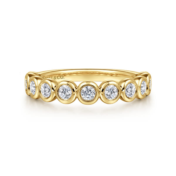 bezel-set Wedding Ring