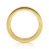 Eternity Band Wedding Ring in 14k Yellow Gold with Round Natural Diamond at Gabriel & Co.