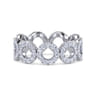 Eternity Band Wedding Ring in 14k White Gold with Round Natural Diamond at Gabriel & Co.