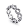 Eternity Band Wedding Ring in 14k White Gold with Round Natural Diamond at Gabriel & Co.