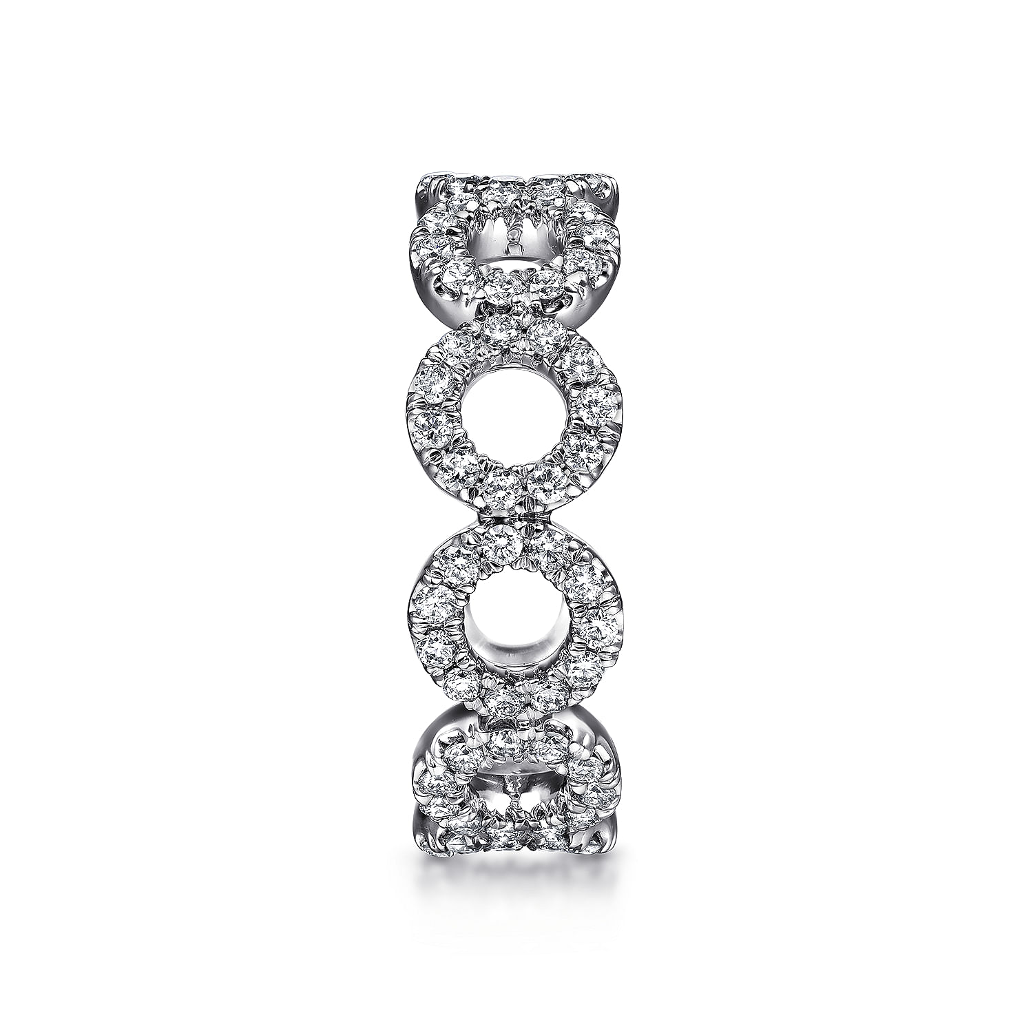 Ammie - 14K White Gold Diamond Eternity Band