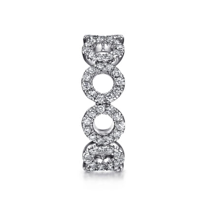 Ammie - 14K White Gold Diamond Eternity Band