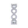 Eternity Band Wedding Ring in 14k White Gold with Round Natural Diamond at Gabriel & Co.