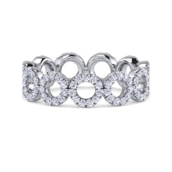 Ammie - 14K White Gold Diamond Eternity Band